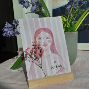 Postkarte "für Dich" inkl. Kartenhalter (nur bei Abholung)