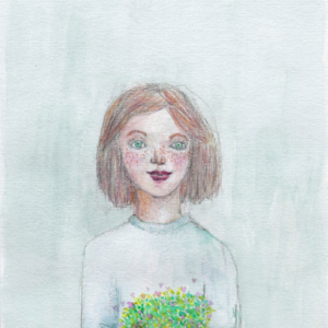 Postkarte "inner garden"