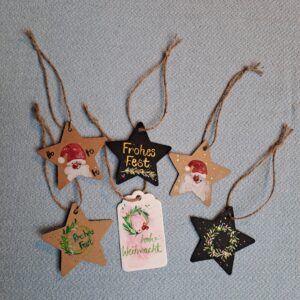 Geschenkanhänger "überrasch mich" - 3er-Pack